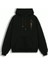 Oversize Unisex Baskılı 3 Iplik Şardonlu Black Sweatshirt Hoodie 2