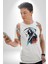 Azrail Ölüm Tanrısı Iskelet Kadın Erkek Unisex Beyaz Organik Baskılı T-Shirt Penye Yüksek Kalite 4