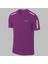 Yeni Seri Büyük Beden Erkek Mor Dri-Fit Kumaş Baskısız Yürüyüş ve Koşu Için Rahat Sporcu T-Shirt (4xl- 10XL) 1