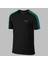 Yeni Seri Erkek Siyah Dri-Fit Kumaş Baskısız Sıfır Yaka Kısa Kol T-Shirt S-3xl 1