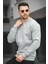 Trc 2737 Üç İplik Şardonlu Kabartma Baskılı Bisiklet Yaka Erkek Sweatshirt 1