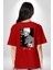 Kaneki Ken Kuma Japon Anime Şeytan Kırmızı Oversize Kadın Erkek Ön ve Sırt Baskılı Tişört 4
