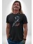 Azrail Ölüm Tanrısı Iskelet Kadın Erkek Unisex Siyah Organik Baskılı T-Shirt Penye Yüksek Kalite 2