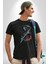Azrail Ölüm Tanrısı Iskelet Kadın Erkek Unisex Siyah Organik Baskılı T-Shirt Penye Yüksek Kalite 5