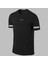 Yeni Seri Erkek Siyah Dri-Fit Kumaş Düz Yuvarlak Yaka Kısa Kol Konforlu T-Shirt S-3xl 1
