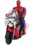 Pilli Işıklı Sesli Motorlu Spiderman Örümcek Adam - Motorcu Spiderman 2
