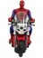 Pilli Işıklı Sesli Motorlu Spiderman Örümcek Adam - Motorcu Spiderman 4