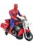 Pilli Işıklı Sesli Motorlu Spiderman Örümcek Adam - Motorcu Spiderman 5