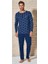 Pijadore Erkek Pamuklu Uzun Kollu Pamuklu Pijama Takımı 1766 1