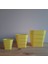 Kornet Saksı Kare Set (8-12-16 Cm) 2