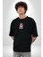 Breaking Bad Siyah Oversize Kadın Erkek Ön Orta Minimal Baskılı T-Shirt 2