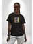 Atatürk Imzalı Türk Logo Siyah Oversize Kadın Erkek Ön Orta Minimal Baskılı T-Shirt 5