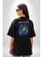Megadeth Heavy Metal Pamuklu Kadın Erkek Oversize Sırt Dijital Baskılı Siyah T-Shirt 2