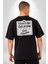 Tahtımı Özledim Ve Geri Döndüm Yazılı Pamuklu Kadın Erkek Oversize Sırt Dijital Baskılı Siyah T-Shirt 1