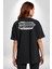 Kurşun Döktürmekle Sıktırmak Arasında Gidip Geliyorum Yazılı Pamuklu Kadın Erkek Oversize Sırt Dijital Baskılı Siyah T-Shirt 1