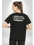 Kurşun Döktürmekle Sıktırmak Arasında Gidip Geliyorum Yazılı Pamuklu Kadın Erkek Oversize Sırt Dijital Baskılı Siyah T-Shirt 5