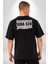 Herkes Hata Yapar Ama Sen Yanlış Yaptın Yazılı Pamuklu Kadın Erkek Oversize Sırt Dijital Baskılı Siyah T-Shirt 3