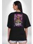 Daddy Yankee Müzik Star Pamuklu Kadın Erkek Oversize Sırt Dijital Baskılı Siyah T-Shirt 2