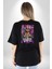 Daddy Yankee Müzik Star Pamuklu Kadın Erkek Oversize Sırt Dijital Baskılı Siyah T-Shirt 5
