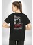 13. Cuma Korku Film Pamuklu Kadın Erkek Oversize Sırt Dijital Baskılı Siyah T-Shirt 2