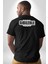 Hayat Seni, Senin Gibilerle Karşılaştırsın Yazılı Pamuklu Kadın Erkek Oversize Sırt Dijital Baskılı Siyah T-Shirt 4