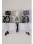 Renkli Kedi Biblo Ayakları Sallanan 3'lü Set, Polyester, 10x15 cm 2