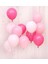 Makaron Pembe Pastel Fuşya Beyaz Balon 12 Adet 1