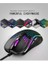 Rgb LED Işıklı Oyuncu Mouse Gaming 800-2400 Dpi 0 Oyun Mouse Mat Siyah 5