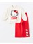 Lcw Baby Krem Bisiklet Yaka Hello Kitty Baskılı Kız Bebek Sweatshirt ve Pantolon 2'li Takım 1