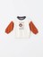 Bisiklet Uzun Kollu Baskılı Erkek Bebek Sweatshirt ve Eşofman Alt 2'li Takım 2
