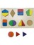 Ahşap Puzzle 3'ü 1 Arada Alfabe Geometri Sayılar Renkli Ahşap Parçalar 10 Parça 4
