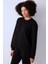 Silky Feel Basic Siyah Sweatshirt 1