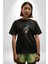 Iskelet Karayip Korsaları Pamuklu Bisiklet Yaka Kadın Erkek Oversize Boyfriend Dijital Baskılı Siyah T-Shirt 3
