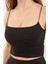 Kadın Basic Ip Askılı Penye Crop Body 1066 3