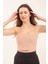 Kadın Basic Ip Askılı Penye Crop Body 1066 1
