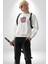 The Big Bang Theory Kadın Erkek Beyaz Baskılı Sweatshirt 3