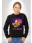 Lord Of The Donuts Simpson Kadın Erkek Siyah Sweatshirt 5