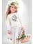 Ay Güneş Astroloji Aşk Estetik Kadın Erkek Beyaz Baskılı Sweatshirt 4