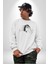 Elio ve Oliver Call Me By Your Name Kadın Erkek Beyaz Baskılı Sweatshirt 5