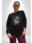Sevimli Bebek Ejderha Elmas Yumurta Kadın Erkek Siyah Baskılı Sweatshirt 2