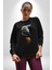 Yapay Zeka Kartal Kuş Tasarımı Kadın Erkek Siyah Baskılı Sweatshirt 4