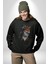 Kızılderili Tilki Kadın Erkek Siyah Baskılı Sweatshirt 1