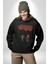 Sevgili Balon Aşk Salıncak Sevgililer Günü Kadın Erkek Siyah Baskılı Sweatshirt 2