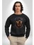 Rottweiler A Secere Kadın Erkek Siyah Baskılı Sweatshirt 2