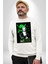 Roonoa Zoro Luffy One Piece Anime Kadın Erkek Beyaz Sweatshirt 1