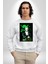 Roonoa Zoro Luffy One Piece Anime Kadın Erkek Beyaz Sweatshirt 3