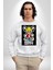 Monkey D. Luffy Japon Anime Kadın Erkek Beyaz Sweatshirt 5