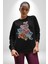 Gumbal Watteron Ailesi Kadın Erkek Siyah Baskılı Sweatshirt 2