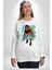 Sakaldan Korkmak Yazılı Basketbol James Harden Star Kadın Erkek Beyaz Sweatshirt 1