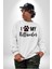 Köpek Sevgisi Rottweiler Kadın Erkek Beyaz Sweatshirt 3